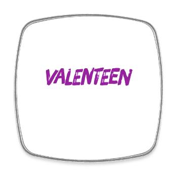 this is what a Valenteen looks like - Square fridge magnet - white - Front