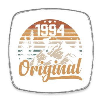 Original 1994 Retro 1994 Vintage 1994 Anniversary - Square fridge magnet - white - Front