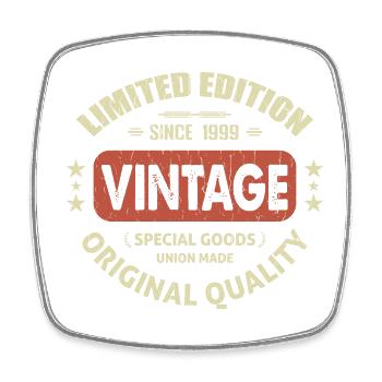 Vintage 1999 Cadeau D'anniversaire 1999 Retro 1999 - Magnet carré - blanc - Devant