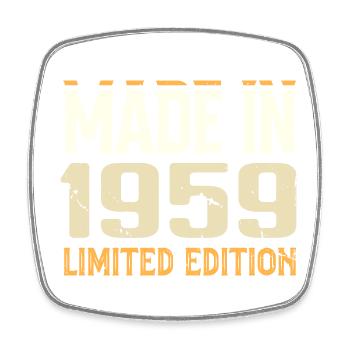 Cadeau Anniversaire 1959 Génial Depuis 1959 Retro - Magnet carré - blanc - Devant