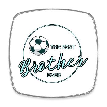 The Best Brother Ever - Square fridge magnet - white - Front