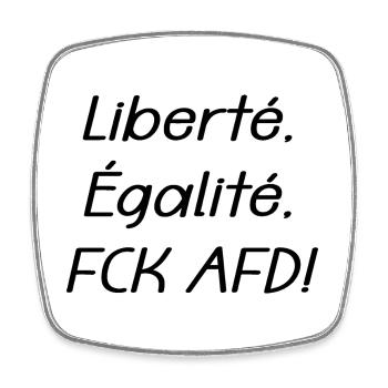 Freiheit - Viereckiger Kühlschrankmagnet - Weiß - Vorne