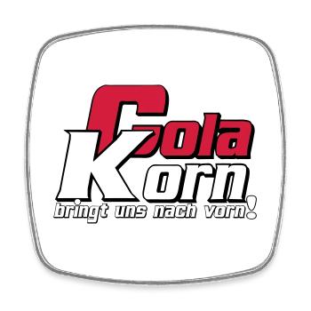 Korn , Party , Cola Korn bringt uns nach vorn(25) - Viereckiger Kühlschrankmagnet - Weiß - Vorne