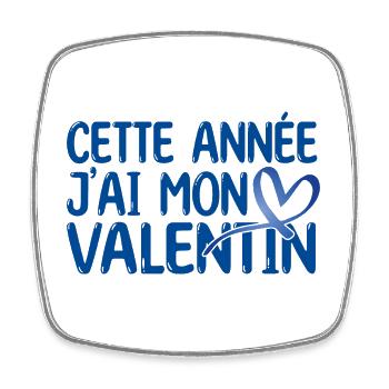 Copain Magnifique Humour Couple mon copain amour ! - Magnet carré - blanc - Devant