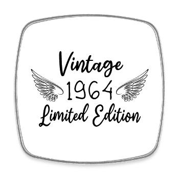 Birthday 1964 born in 1964 year 1964 anniv - Square fridge magnet - white - Front