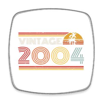 2014 Édition Limitée Tenue d’Anniversaire 2014 Vintag - Magnet carré - blanc - Devant
