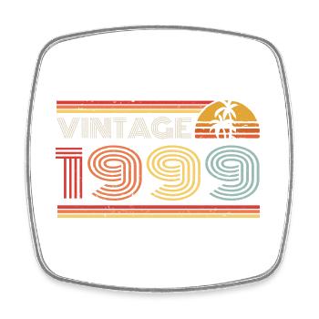 1999 Tenue d’anniversaire en édition limitée 1999 Vintag - Magnet carré - blanc - Devant