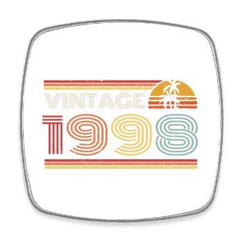 1998 Limited Edition Geburtstag Outfit 1998 vintag - Viereckiger Kühlschrankmagnet - Weiß - Vorne