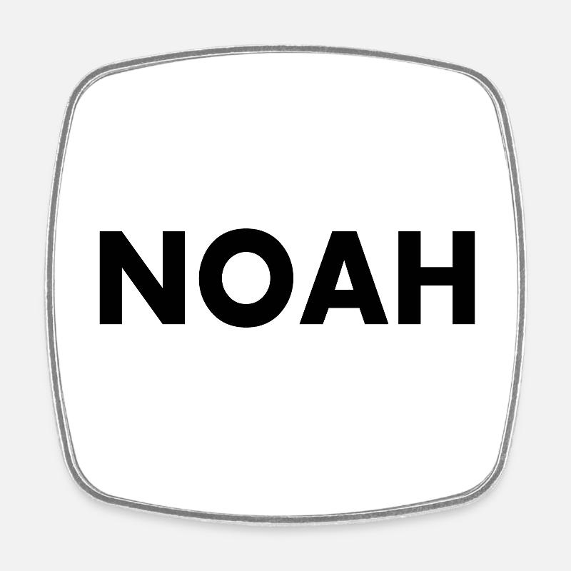 Noah - Magnet carré - blanc