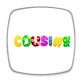 Baby Eltern Kind Geschenk Sprüche Geburt Mama Papa - Viereckiger Kühlschrankmagnet - Weiß - Vorne