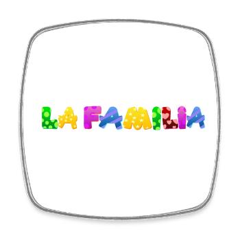 Bébé Parents Enfant Cadeau Dictons Naissance Maman Papa - Magnet carré - blanc - Devant