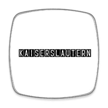 Kaiserslautern Airport Sign - Square fridge magnet - white - Front