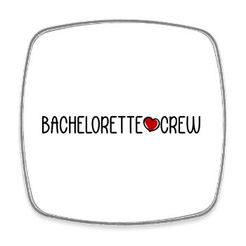 Bachelorette Crew - Viereckiger Kühlschrankmagnet - Weiß - Vorne