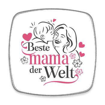 all the best mom in the world - Square fridge magnet - white - Front