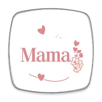all the best mom in the world - Square fridge magnet - white - Front