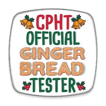 CPhT Weihnachten Certified Pharmacy tech Xmas - Viereckiger Kühlschrankmagnet - Weiß - Vorne