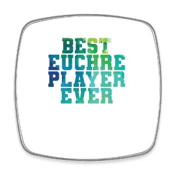 Best Euchre Player Ever Kartenspiel Spielkarten - Viereckiger Kühlschrankmagnet - Weiß - Vorne