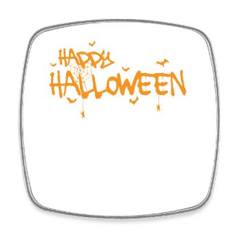 Joyeux Halloween Candy Custom USA - Magnet carré - blanc - Devant