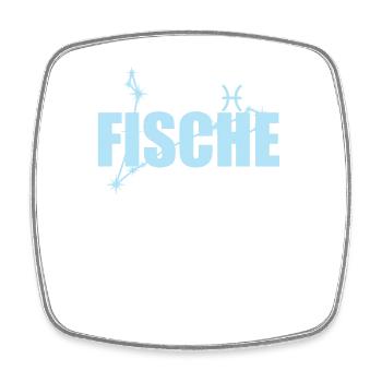 Pisces Zodiac sign Pisces constellation - Square fridge magnet - white - Front