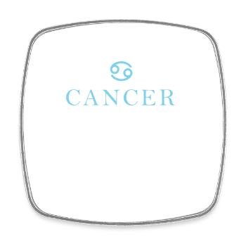 Signe du zodiaque Constellation du Cancer - Magnet carré - blanc - Devant