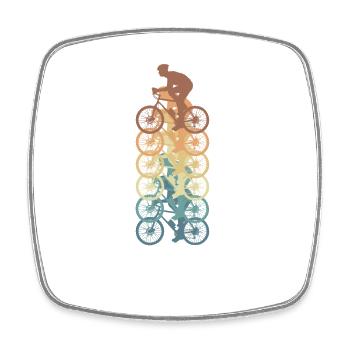 Bicycle Bicycles Fitness Sport - Square fridge magnet - white - Front