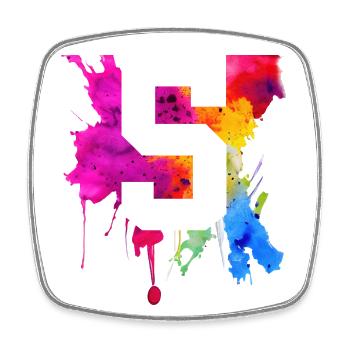 5 YEARS 5TH BIRTHDAY - Square fridge magnet - white - Front