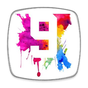 9 YEARS 9TH BIRTHDAY - Square fridge magnet - white - Front