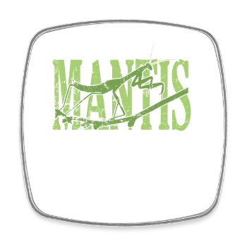Mantis Insect - Square fridge magnet - white - Front