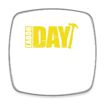 Labor Day in the United States of America - Square fridge magnet - white - Front