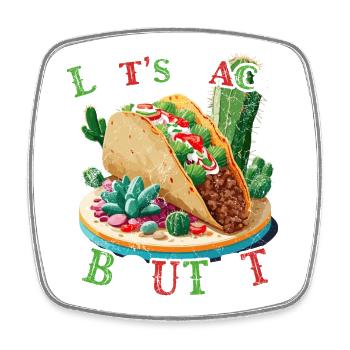 Cinco De Mayo Taco Lover Cuisine mexicaine - Magnet carré - blanc - Devant