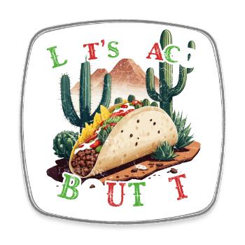 Drôle de tacos Dicton Cinco De Mayo Mexico Fiesta - Magnet carré - blanc - Devant