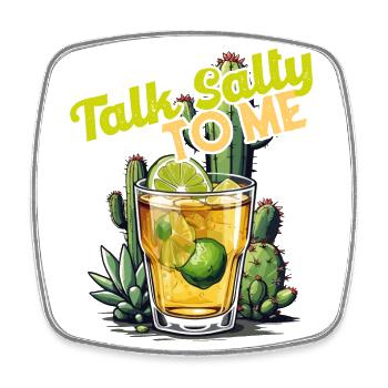Lustiger Tequila Spruch Cinco De Mayo Design - Viereckiger Kühlschrankmagnet - Weiß - Vorne