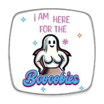 Halloween Costume Funny Ghosts Saying - Square fridge magnet - white - Front
