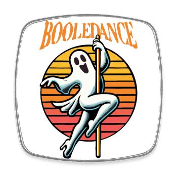 Lustiger Boole-dance Spruch Pole Dance Halloween - Viereckiger Kühlschrankmagnet - Weiß - Vorne