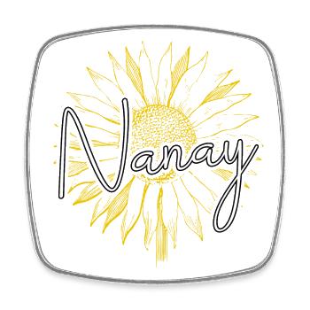 Philippinen Filipino Nanay Nana Oma I Geschenk - Viereckiger Kühlschrankmagnet - Weiß - Vorne