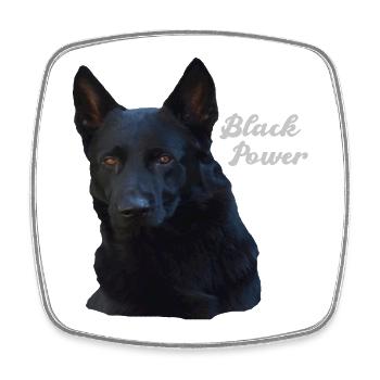 German Shepherd Dog German Shepherd Dog Sport Dogs - Square fridge magnet - white - Front