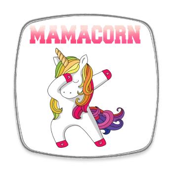 Mamacorn - Magnet carré - blanc - Devant