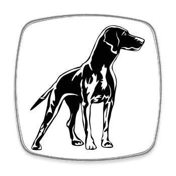 Magyar Vizsla - Viereckiger Kühlschrankmagnet - Weiß - Vorne