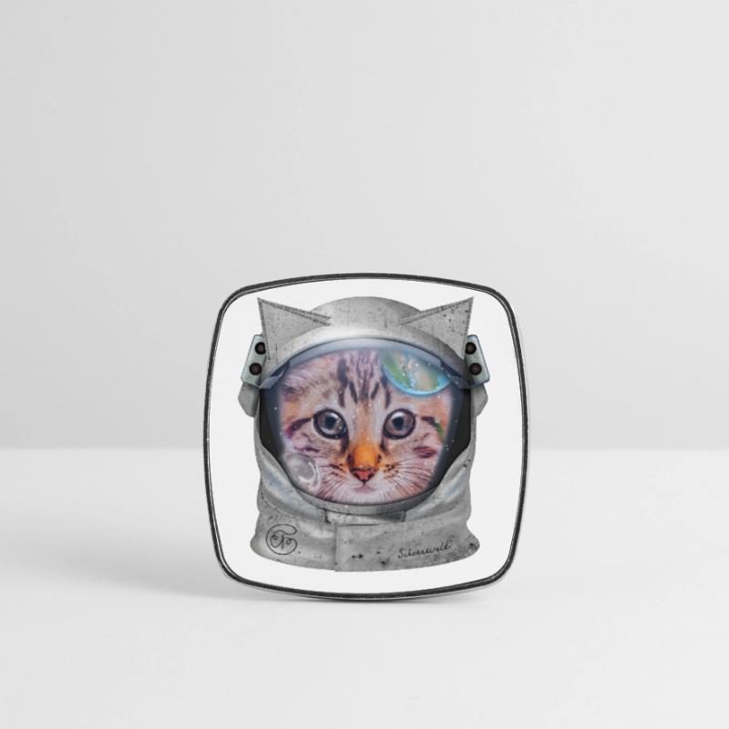 Chat dans l’espace Magnet carré
