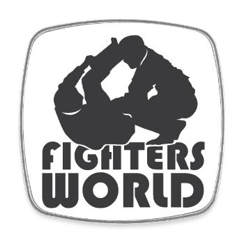 Fighter Jiu Jitsu Wrestling Wrestling Symbol Fighter - Magnet carré - blanc - Devant