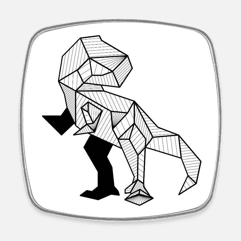 Trex - Square fridge magnet - white