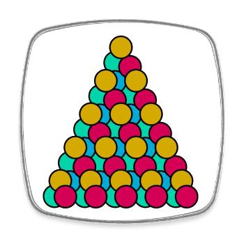 HAPPY NEW YEAR. NEW YEAR'S EVE. NEW YEAR - Square fridge magnet - white - Front