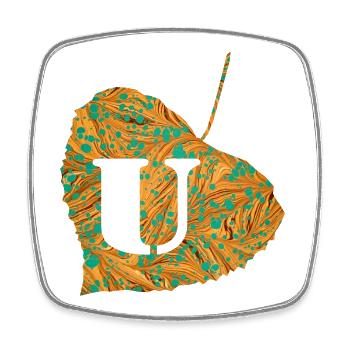 Sheet E 95 U - Square fridge magnet - white - Front