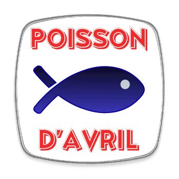 APRIL FOOL - Square fridge magnet - white - Front