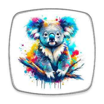 Koala - Square fridge magnet - white - Front