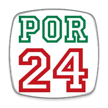 Portugal - Magnet carré - blanc - Devant