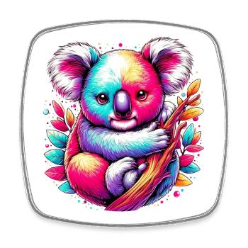 Koala - Magnet carré - blanc - Devant