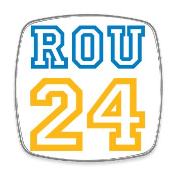 Romania Rumänien - Viereckiger Kühlschrankmagnet - Weiß - Vorne