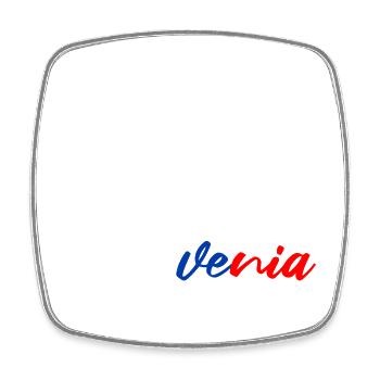 Slovenia Gift Idea Funny Saying Slovenia - Square fridge magnet - white - Front