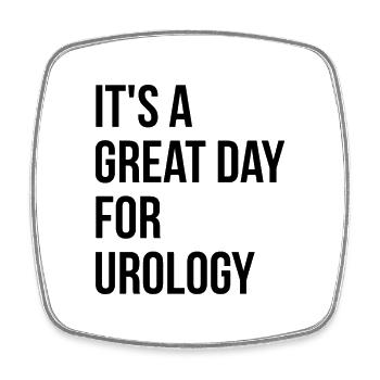 Urologie Urologie Urologie - Magnet carré - blanc - Devant
